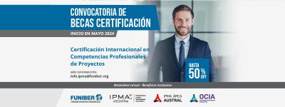 UNIROMANA convoca a participar en la oportunidad de becas de FUNIBER para la Certificación Internacional IPMA Nivel D
