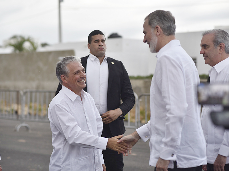 Rey de España y el Presidente de FUNIBER