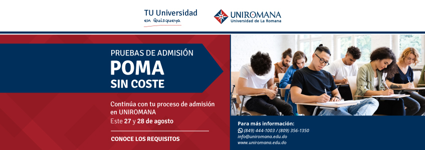 UNIROMANA celebra el éxito de la primera ronda de la prueba POMA y anuncia nuevas fechas 