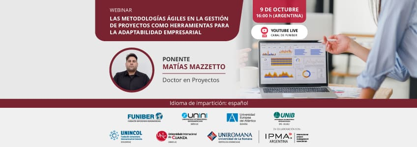 UNIROMANA organiza el webinar «Las metodologías ágiles en la gestión de proyectos como herramientas para la adaptabilidad empresarial»