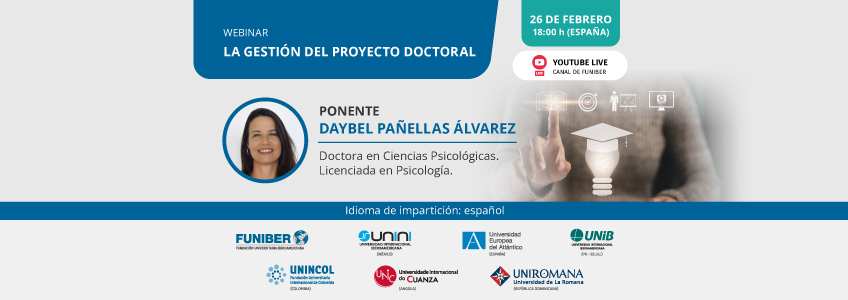 Webinar gestión del proyecto doctoral