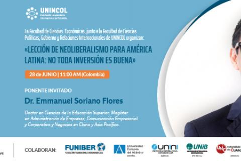 UNIROMANA promueve el conversatorio impartido por las facultades de Economía y Política de UNINCOL