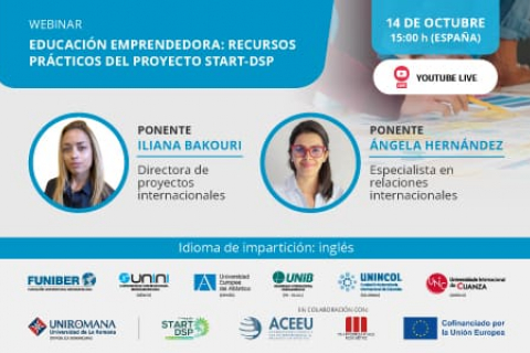 UNIROMANA organiza un webinar sobre educación emprendedora en el marco de los Erasmus Days