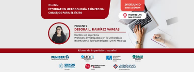 UNIROMANA organiza el webinar «Estudiar en metodología asíncrona: consejos para el éxito»