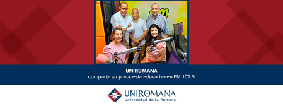 UNIROMANA en las instalaciones de la Radio FM 107.5
