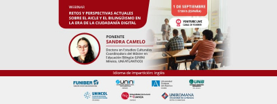 UNIROMANA organiza el webinar «Retos y perspectivas actuales sobre el AICLE y el bilingüismo en la era de la ciudadanía digital»