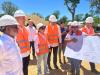 El ministro del MESCYT visita la obra en construcción de la Universidad de La Romana